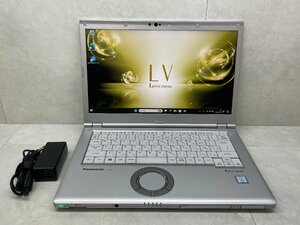 ☆1円☆第8世代☆CF-LV7RDAVS☆累積6280☆高解像度1920×1080☆Core i5 1.70GHz/8GB/SSD256GB/Sマルチ/無線/カメラ/Office/Win11DtoD領域☆