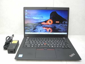 ☆1円☆第8世代☆Lenovo☆Thinkpad☆X390 20Q0-0003JP☆Core i5 1.60GHz/8GB/SSD256GB/無線/Bluetooth/カメラ/Office/Win10 DtoD領域☆