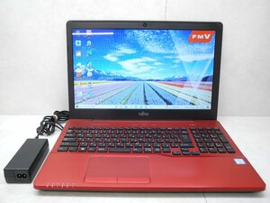 ☆1円スタート☆第6世代☆富士通☆LIFEBOOK AH45/X☆Core i3 2.30Hz/4GB/1TB/BD/無線/Bluetooth/カメラ/Office/Windows 10 Home DtoD領域☆