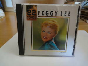 ペギー・リー　ベスト22ソングス　PEGGY LEE　旧規格
