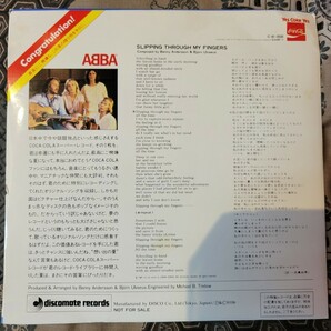 アバ(ABBA) Slipping Through My Fingers ＜EP 1981年 非売品・日本盤 コカ・コーラ盤 ピクチャーディスク の画像2