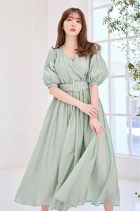 Herlipto Airy Volume Sleeve Dress 正規品