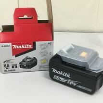 未使用品 makita マキタ リチウムイオンバッテリー 18V 6.0Ah BL1860B 雪マーク あり 管理５_画像2