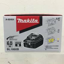 未使用品 makita マキタ リチウムイオンバッテリー 18V 6.0Ah BL1860B 雪マーク あり 管理５_画像1