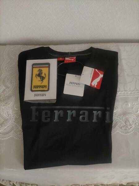 未使用フェラーリFerrari×PUMA半袖Tシャツ★ワッペン付