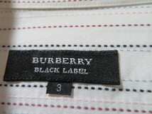 三陽商会日本製　BURBERRY BLACK LABEL 長袖ウエスタンシャツ バーバリーブラックレーベル _画像6