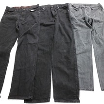 古着卸 まとめ売り Wrangler ラングラー デニム パンツ 9枚セット (メンズ 36 ) ブラックデニム ブランドロゴ MS2313_画像5