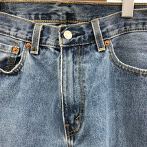 Levi's リーバイス 505 デニムパンツ アメカジ ブルー (メンズ W33 L32) 中古 古着 Q2903_画像3