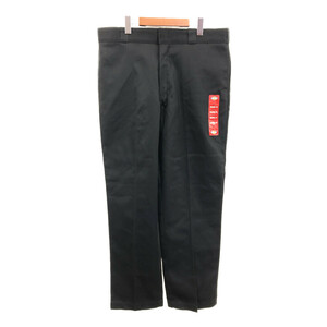 新品タグ付き 2000年代〜 Dickies ディッキーズ 874 パンツ 大きいサイズ ワーク ブラック (メンズ W38 L32) 中古 古着 Q2922