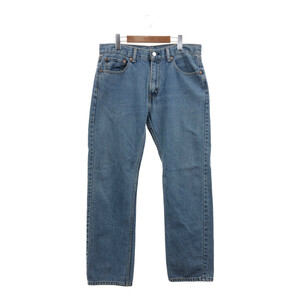 Levi's リーバイス 505 デニムパンツ アメカジ ライトブルー (メンズ W33 L32) 中古 古着 Q2969