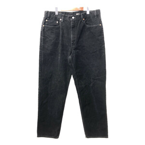 90年代 カナダ製 Levi's リーバイス 550 デニムパンツ アメカジ ブラック (メンズ W38 L32) 中古 古着 Q3166