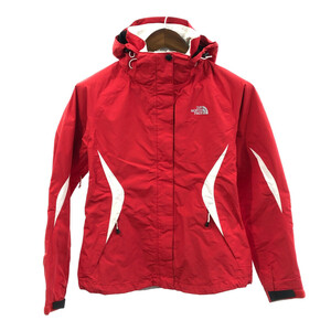 THE NORTH FACE ノースフェイス HYVENT マウンテンパーカー アウトドア 防水 レッド (レディース S) 中古 古着 Q3205