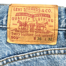 Levi's リーバイス 505 デニムパンツ アウトドア ブルー (メンズ W36 L32) 中古 古着 Q3249_画像6