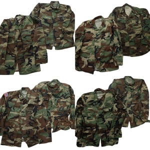 古着卸 まとめ売り フィールドジャケット BDU ウッドランド 米軍実物 ミリタリー 8枚セット (メンズ M ) ARMY MS1319 1円スタート
