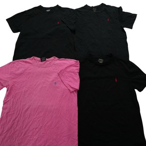 古着卸 まとめ売り ラルフローレン 半袖Tシャツ 16枚セット (メンズ XS /S /Ｍ ) ブランドロゴ カラー 胸ポケット MS1790 1円スタートの画像4