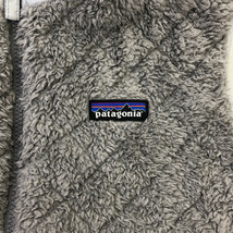 patagonia パタゴニア リバーシブル フーデッド フリースベスト アウトドア グレー (レディース M) 中古 古着 Q3535_画像3