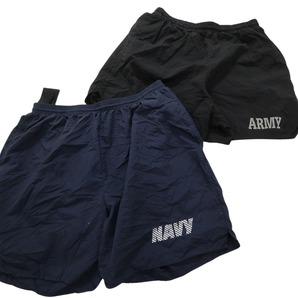 古着卸 まとめ売り トレーニングショーツ ARMY 実物民間MIX ミリタリー 8枚セット (メンズ XL /2XL ) 単色系 MS3888 1円スタートの画像4