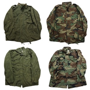  old clothes . set sale M-65 3rd field jacket the US armed forces the truth thing military 4 pieces set ( men's L ) wood Land duck MS1331 1 jpy start 