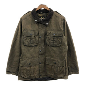 イングランド製 Barbour バブアー TROOPER オイルドジャケット カーキ (メンズ MEDIUM) 中古 古着 Q3613