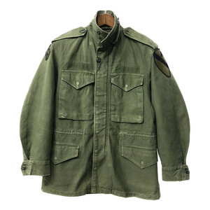 50年代 米軍実物 U.S.ARMY 2nd ミリタリージャケット ミリタリー 戦闘服 カーキ (メンズ MEDIUM REGULAR相当) 中古 古着 Q3848