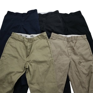 [ with translation ] old clothes . set sale Dickies 874 work pants 18 pieces set ( men's ) brand Logo ivory dark color W6256