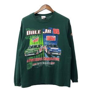 2000年代〜 CHASE AUTHENTICS チェイス オーセンティック レーシング 長袖Ｔシャツ グリーン (メンズ L) 中古 古着 Q4015