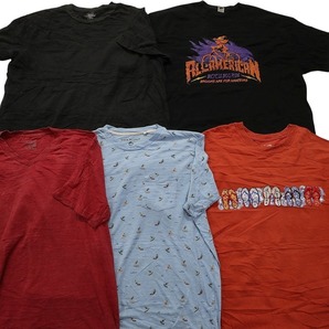 古着卸 まとめ売り カラーmix プリント 半袖Tシャツ 20枚 (メンズ XL ) スーパーマン 迷彩 エルエルビーン MS4482 1円スタートの画像3