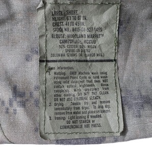 古着卸 まとめ売り フィールドジャケット カモ柄MIX 米軍実物 ミリタリー 8枚セット (メンズ M ) ウッドランドカモ MS1621 1円スタートの画像6