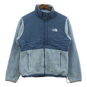 THE NORTH FACE ノースフェイス Denali デナリ フリースジャケット アウトドア ライトブルー (レディース M) 中古 古着 Q4296