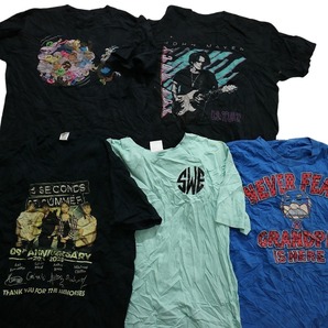 古着卸 まとめ売り カラーmix プリント 半袖Tシャツ 20枚セット (メンズ ) スカル 大判 映画 音楽 バンド キャラクター アメコミ MS6079の画像2