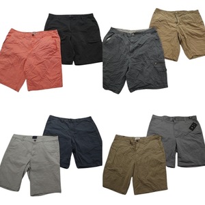  old clothes . set sale short pants 8 pieces set ( men's 38 ) multi pocket casual khaki MS4161 1 jpy start 
