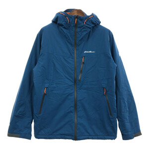 Eddie Bauer エディーバウアー マウンテンパーカー アウトドア ワンポイント ブルー (メンズ L) 中古 古着 Q4563