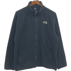 THE NORTH FACE ノースフェイス フルジップ フリースジャケット アウトドア ブラック (メンズ) 中古 古着 Q4598