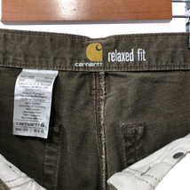 Carhartt カーハート カーゴパンツ ワーク ブラウン (メンズ W30 L30) 中古 古着 Q4649_画像7