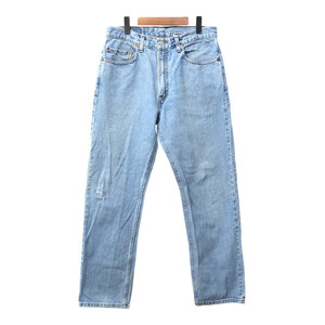 90年代 Levi's リーバイス 505 デニムパンツ アメカジ ライトブルー (メンズ W33 L30) 中古 古着 Q4823