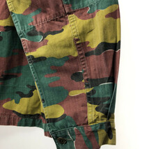 ベルギー軍 ジグソーカモ フィールドジャケット ミリタリー ユーロ グリーン (メンズ L) 中古 古着 Q4860_画像8
