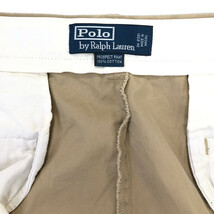 90年代 Polo by Ralph Lauren ポロ ラルフローレン PROSPECT PANT チノパンツ ポロチノ ベージュ (メンズ W36 L34) 中古 古着 Q4925_画像6