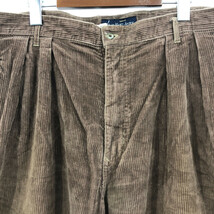 00年代 Calvin klein Jeans カルバンクライン ジーンズ コーデュロイパンツ ブラウン (メンズ W36) 中古 古着 Q4929_画像4