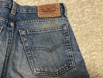 90s Levis リーバイス デニム テーパードストレート 510 0217 USA製 vintage ヴィンテージ　W31_画像7