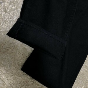 【90s ヴィンテージ】Levi's リーバイス ブラック 606-10 日本製 テーパード パンツ W30の画像9