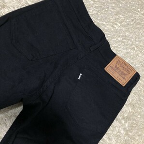 【90s ヴィンテージ】Levi's リーバイス ブラック 606-10 日本製 テーパード パンツ W30の画像6