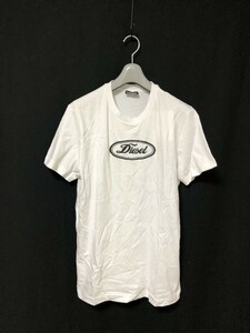 未使用タグ付き◆DIESEL ディーゼル ビッグロゴ　半袖Tシャツ L