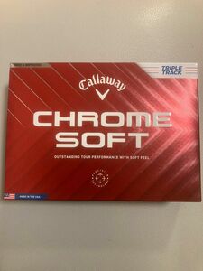 【新製品】ゴルフボール　キャロウェイ クロムソフト CHROME SOFT 24 TRIPLE TRACK