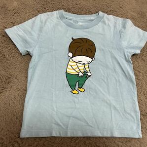 グラニフ 110センチ おしっこちょっぴりもれたろう ヨシタケシンスケ 半袖Tシャツ キッズ 男の子 トップスの画像1