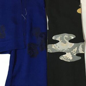 羽織12枚まとめ売り 女性和装 着物 上着 素材色々 和服 リメイク 古布 ハンドメイド の画像10