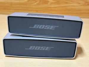 BOSE／ ボーズ SOUNDLINK MINI スピーカー Bluetooth ワイヤレス コンパクト ボーズ 音響機材 オーディオ 中古品 2台動作確認済み