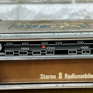 Stereo 8 Radio mobile／ラジオモバイル クラシックカーラジオ  ジャンクの画像3