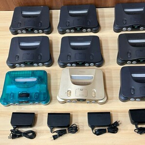 N64 ニンテンドウ 64 本体  NUS-001(JPN) 11台 まとめて大量セット  任天堂 Nintendo日本製 動作確認済み!の画像3