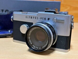 OLYMPUS／ オリンパス　フィルムカメラ　Olympus PEN-F　PEN-FT　Olympus F.zuiko auto-s 1:1.8 f=38mm　336087　動作確認済み