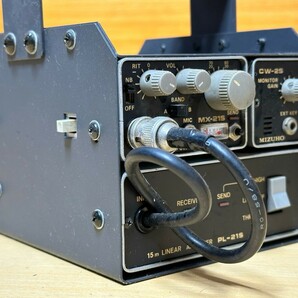 MIZUHO／ミズホ PL-215 MX-215 15m CW TRANSCEIVER MONITOR GAIN LINEAR AMPLIFIER トランシーバー 通信機器 無線機  動作確認済みの画像4